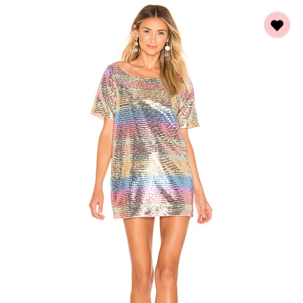 Lovers + Friends sequin night out/ party dress